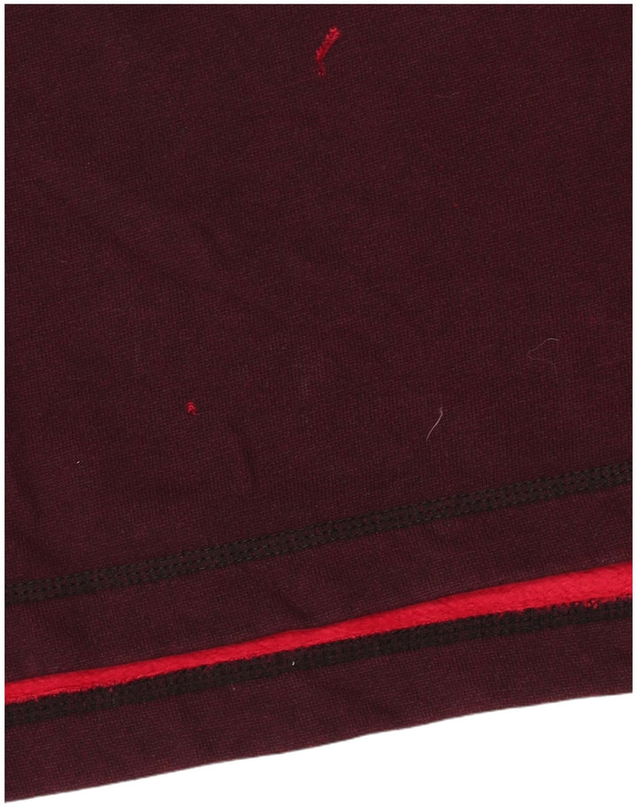 AUSTRALIAN L'ALPINA Herre Top Langærmet Medium Maroon Bomuld