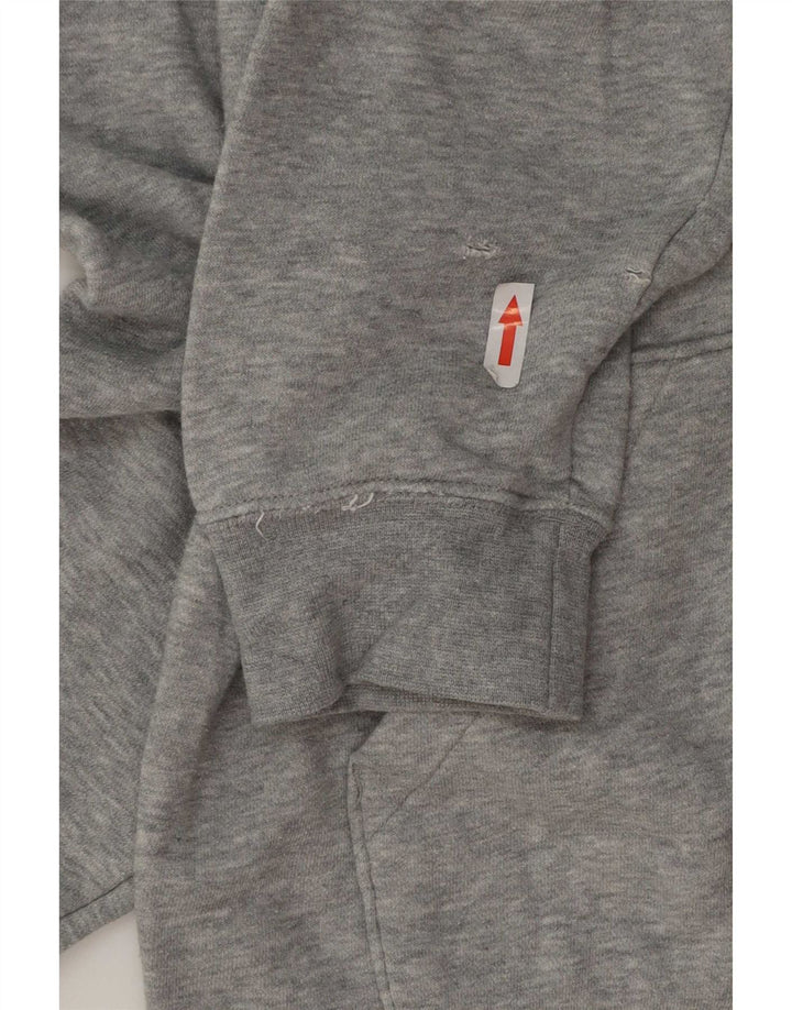 Nike Dame Hættetrøje UK 14 Medium Grey Bomuld