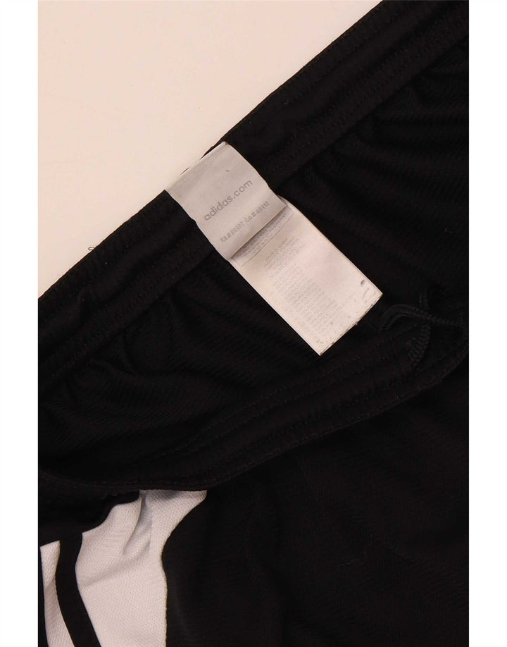 Adidas Herre Climalite Sport Shorts UK 36 Small Black Colourblock Polyester