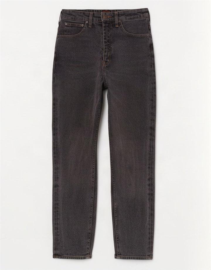 Lee Dame Stella Tapered Jeans W27 L27 Grå Bomuld