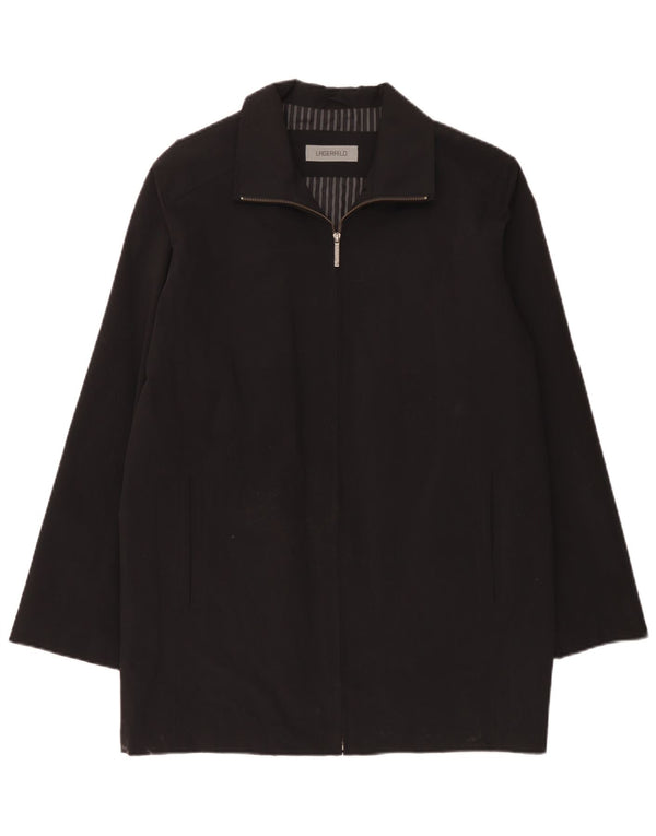 Karl Lagerfeld Herre Overfrakke IT 48 Medium Sort Polyester