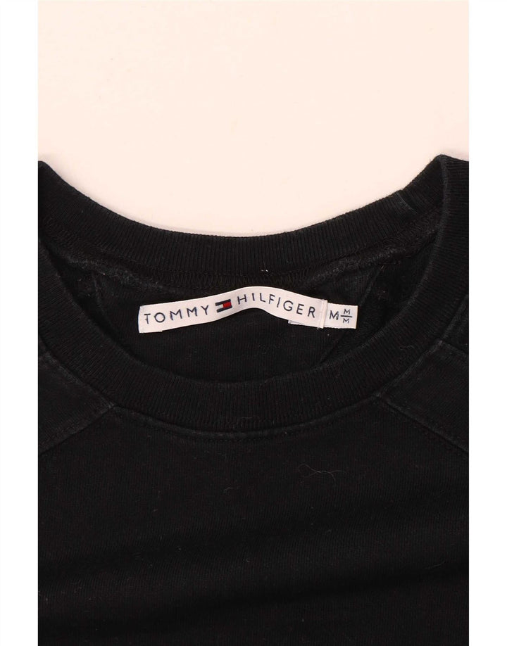 Tommy Hilfiger Dame Sweatshirt Jumper UK 12 Medium Sort