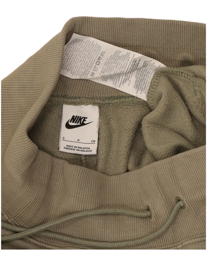 Nike træningsdragtbukser til kvinder UK 10 Small Khaki Bomuld