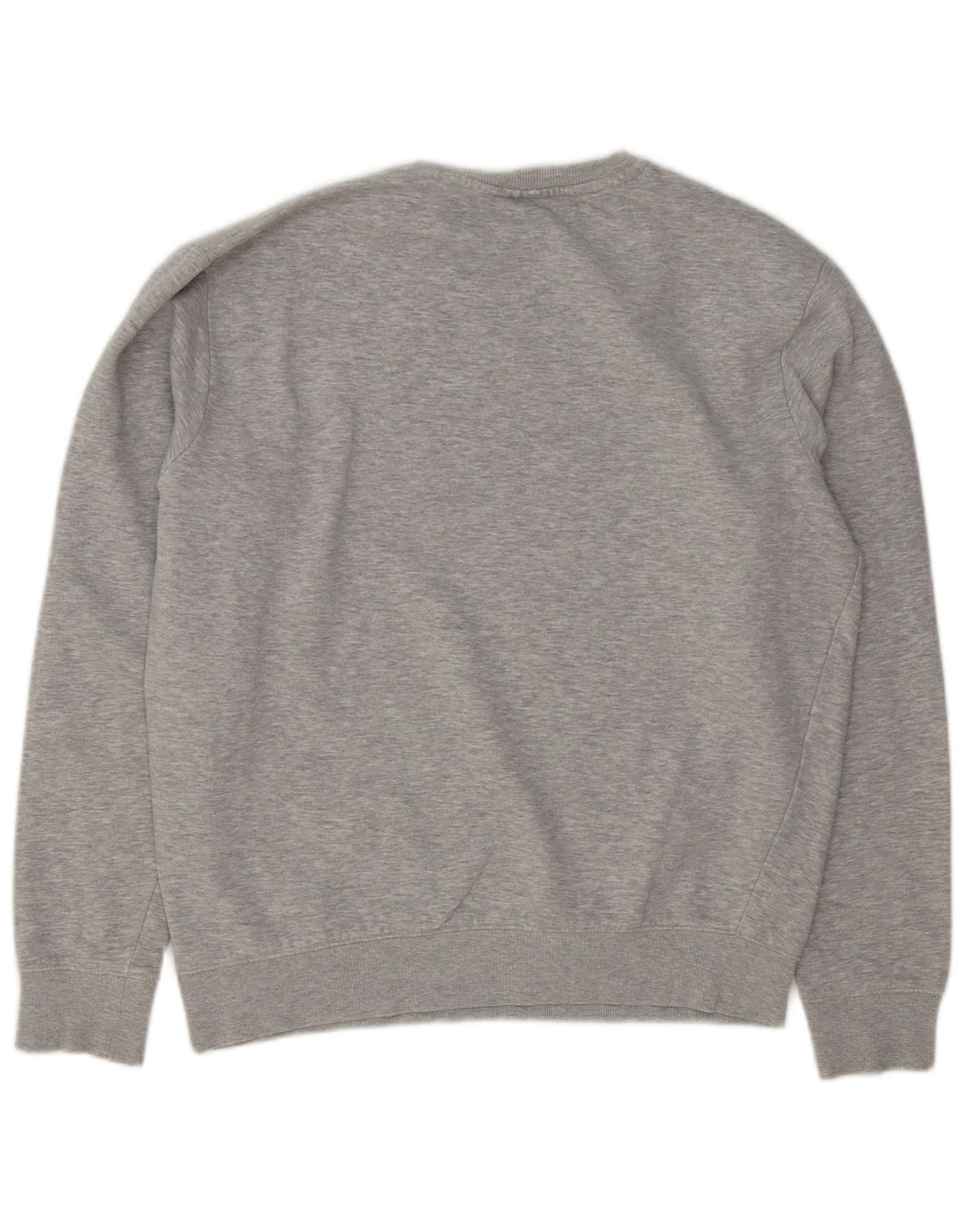 Fila Herre Grafisk Sweatshirt Jumper Stor Grå Flecked Bomuld