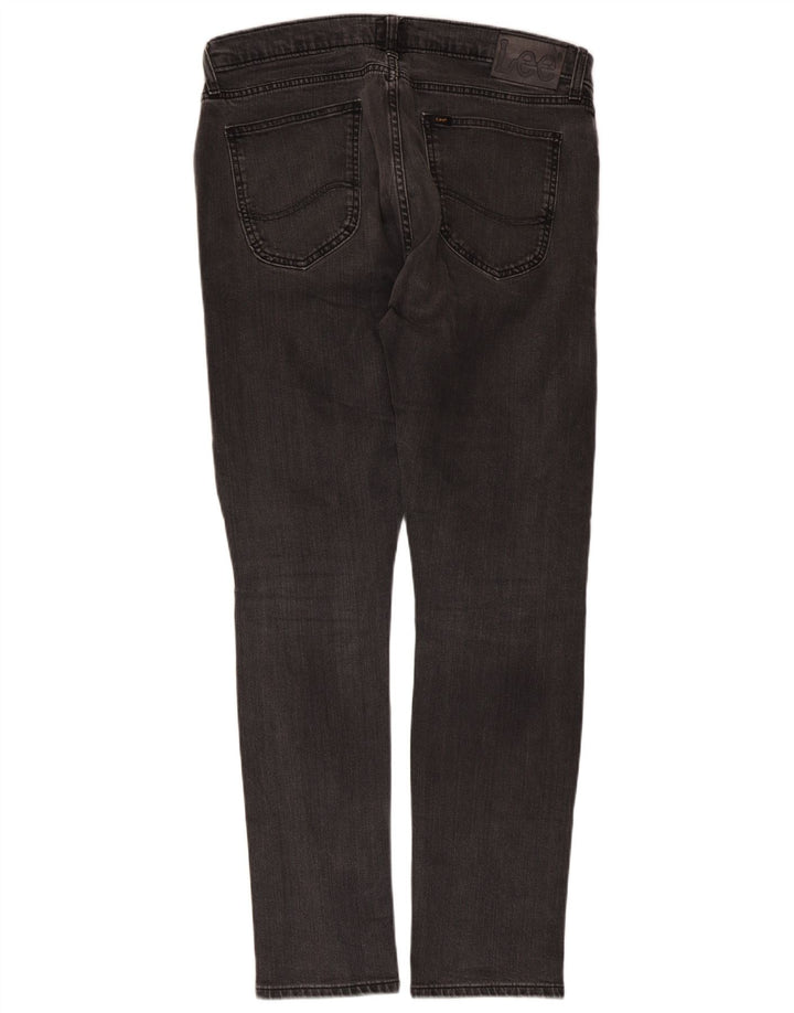 Lee Herre Luke Slim Jeans W34 L32 Grå Bomuld