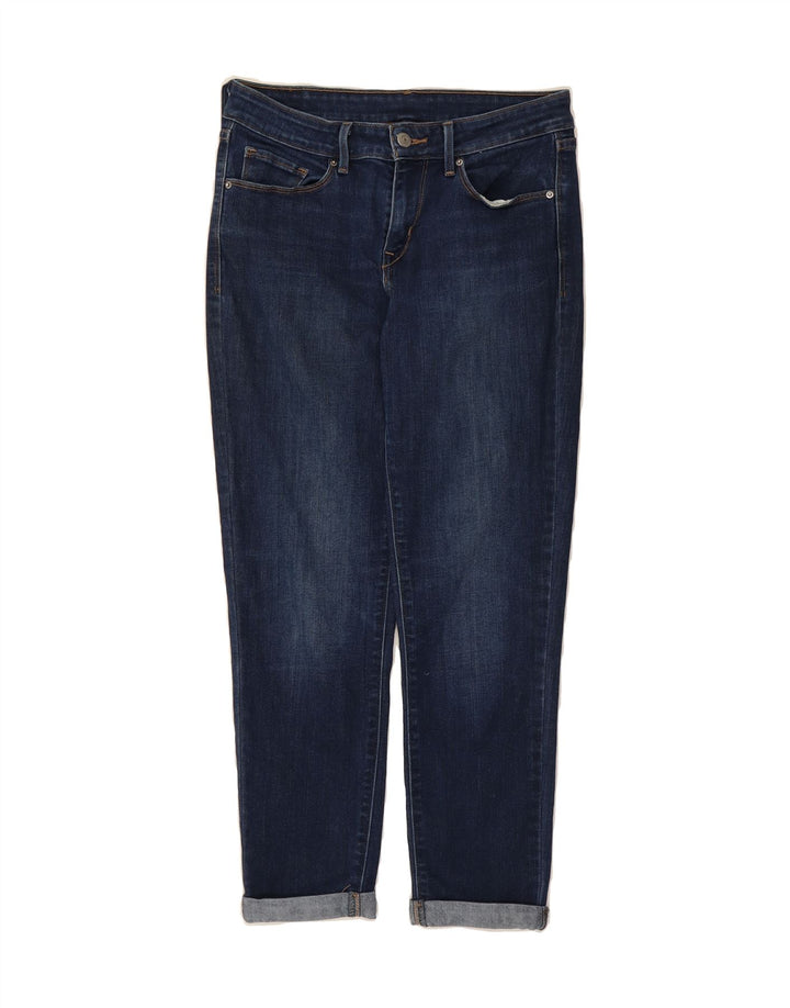 LEVI'S Womens Cropped Jeans W27 L25 Navy Blue Cotton Vintage Levi's and Second-Hand Levi's from Messina Hembry 