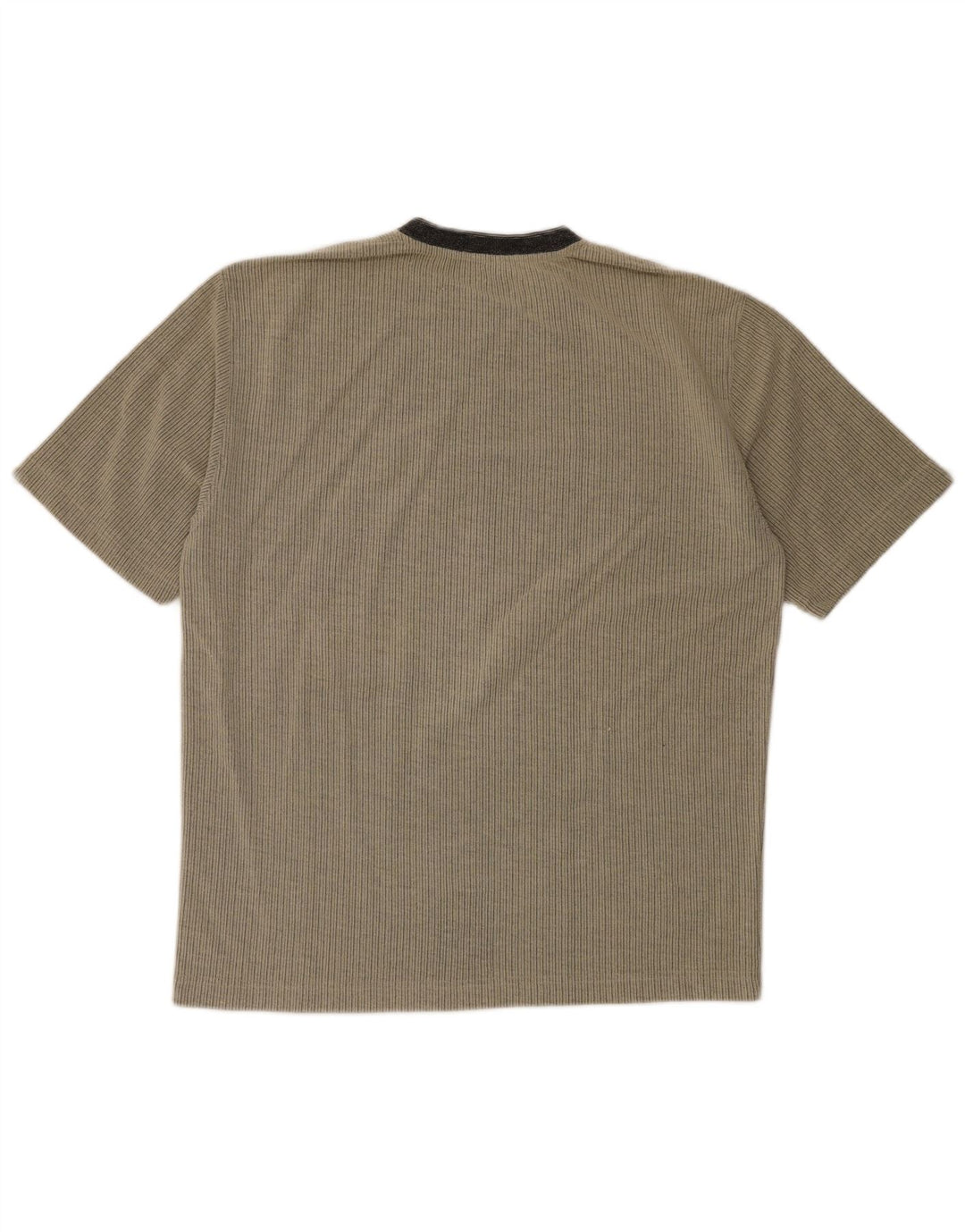 Tessitore Herre T-Shirt Top Stor Grå Nålestribe