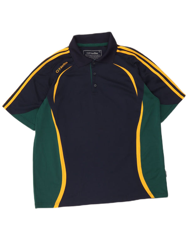 O'Neills Polo Shirt til mænd XL Marineblå Colourblock Polyester