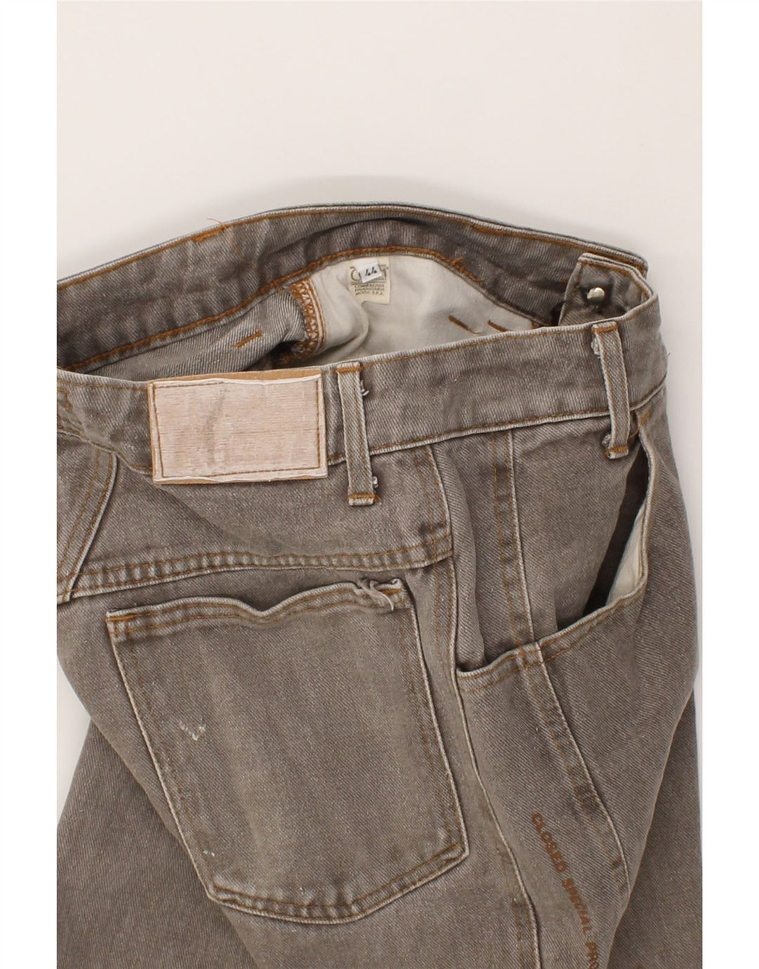 CLOSED Womens Tapered Jeans IT 44 Medium W27 L30 Grey Vintage Closed and Second-Hand Closed from Messina Hembry 