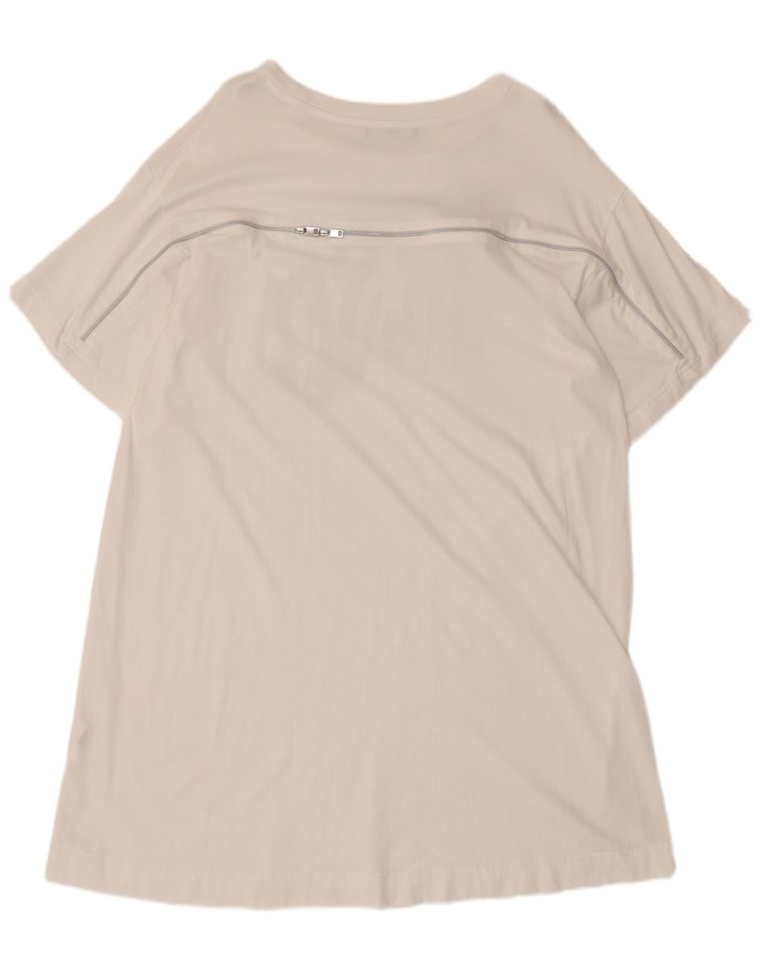 Diesel Dame Grafisk T-Shirt Kjole UK 14 Medium White