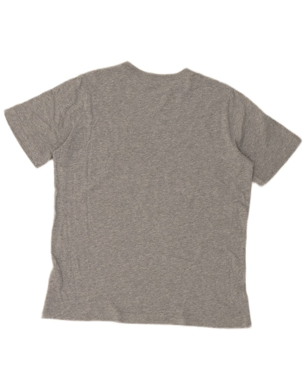 Nike Boys Standard Fit Grafisk T-Shirt Top 13-14 år XL Grå Flecked