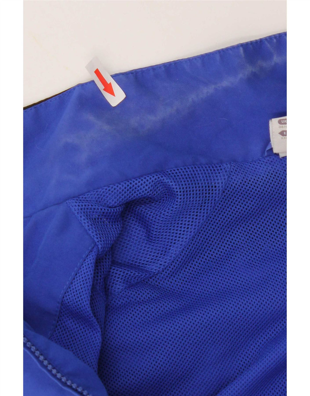 Adidas Herre grafisk træningsdragt Topjakke UK 38/40 Medium Blue Colourblock