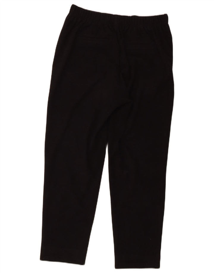 Benetton Womens træningsdragt Bukser UK 10 Small Black Polyester