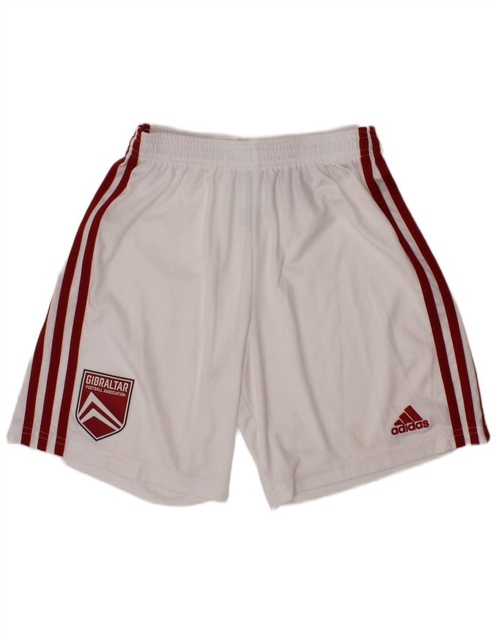 Adidas Boys Aeroready Sports Shorts 11-12 År Hvid Polyester