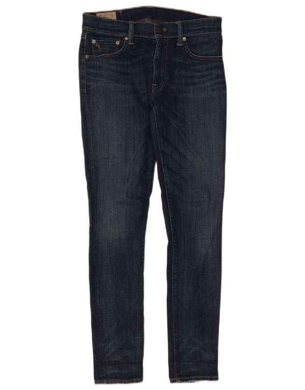 Polo Ralph Lauren Dame Tompkins Skinny Jeans W28 L30 Marineblå Bomuld