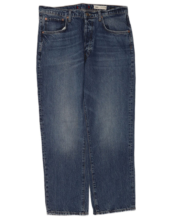 Zara Womens Tapered Jeans EU 40 Medium W30 L29 Blue Cotton