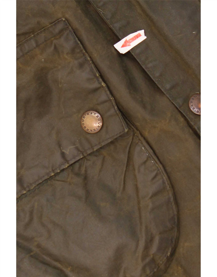 Barbour Herre Gamefair vokset bomuldsjakke str. 38 Small Khaki