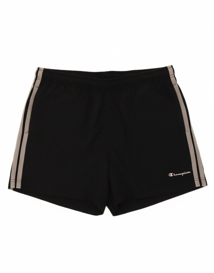 CHAMPION Mens Swimming Shorts XL Black Polyester