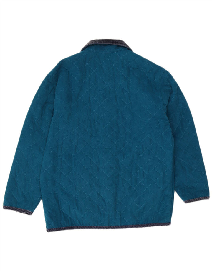 Greenstone Park Herre quiltet jakke UK 38 Medium Blue Polyester