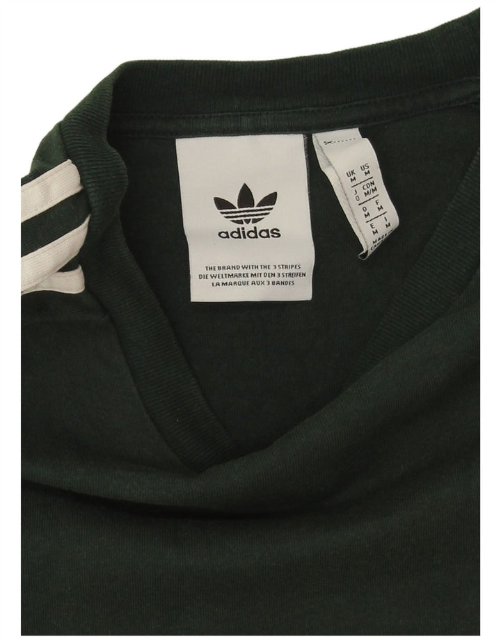 Adidas herre T-shirt top mellemgrøn bomuld