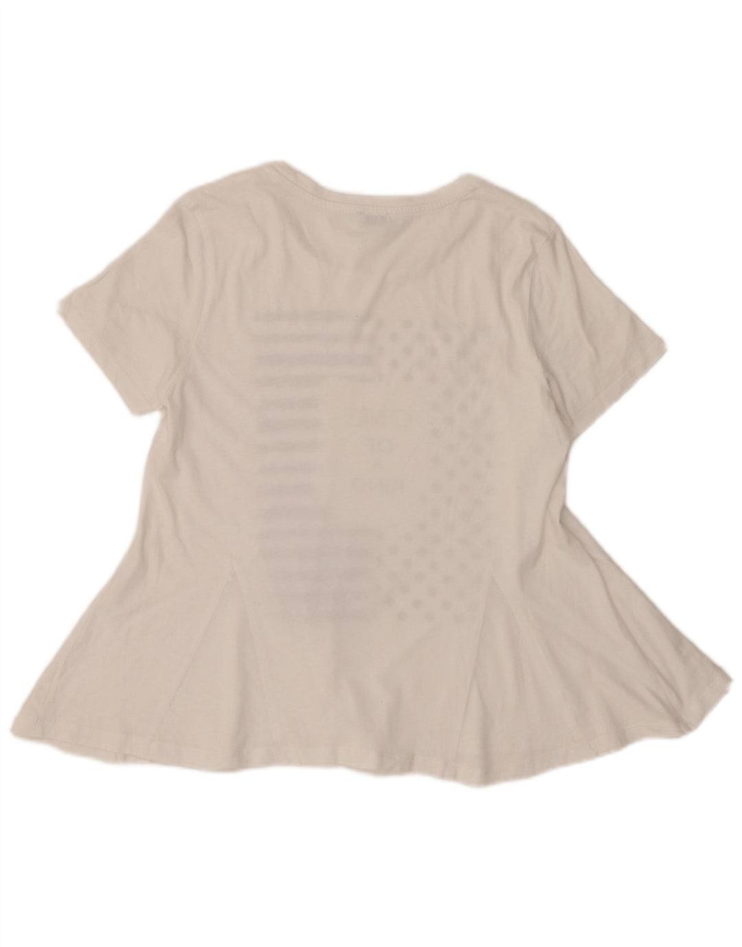 Liu Jo Dame Milano Grafisk Bluse Top UK 12 Medium White