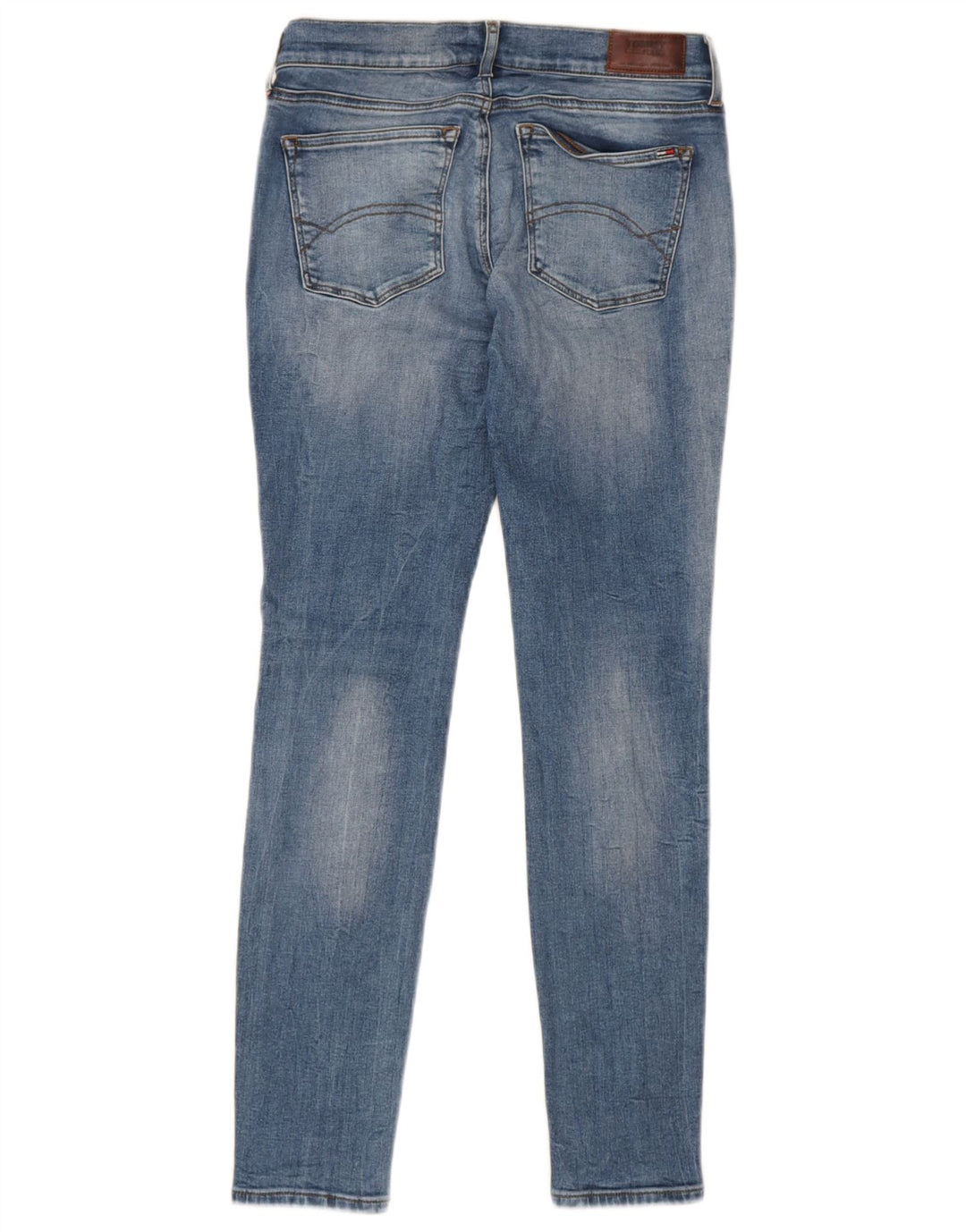 Tommy Hilfiger Dame Skinny Jeans W29 L30 Blå Bomuld
