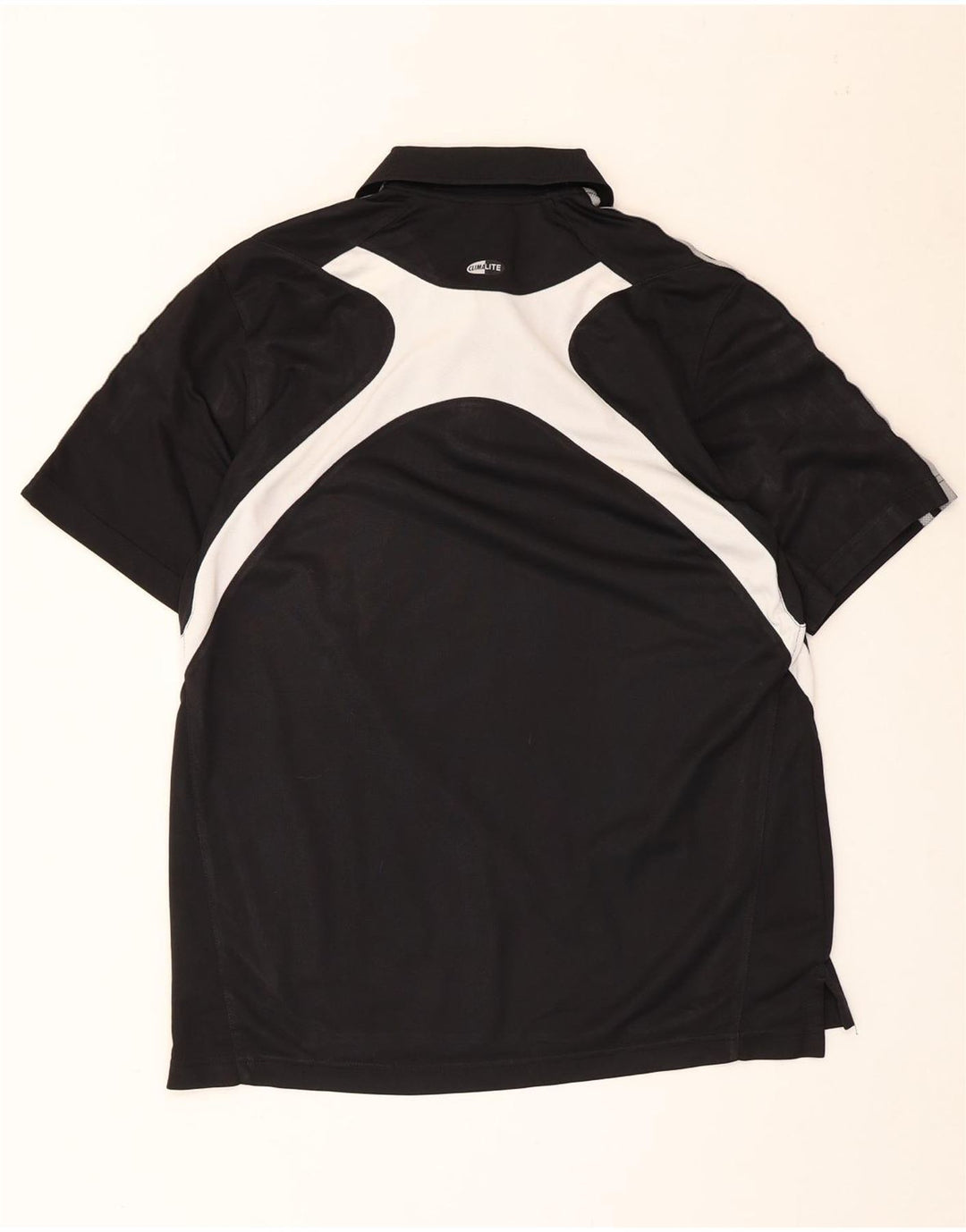 Adidas Herre Clima 365 Polo Shirt Medium Sort Colourblock Polyester