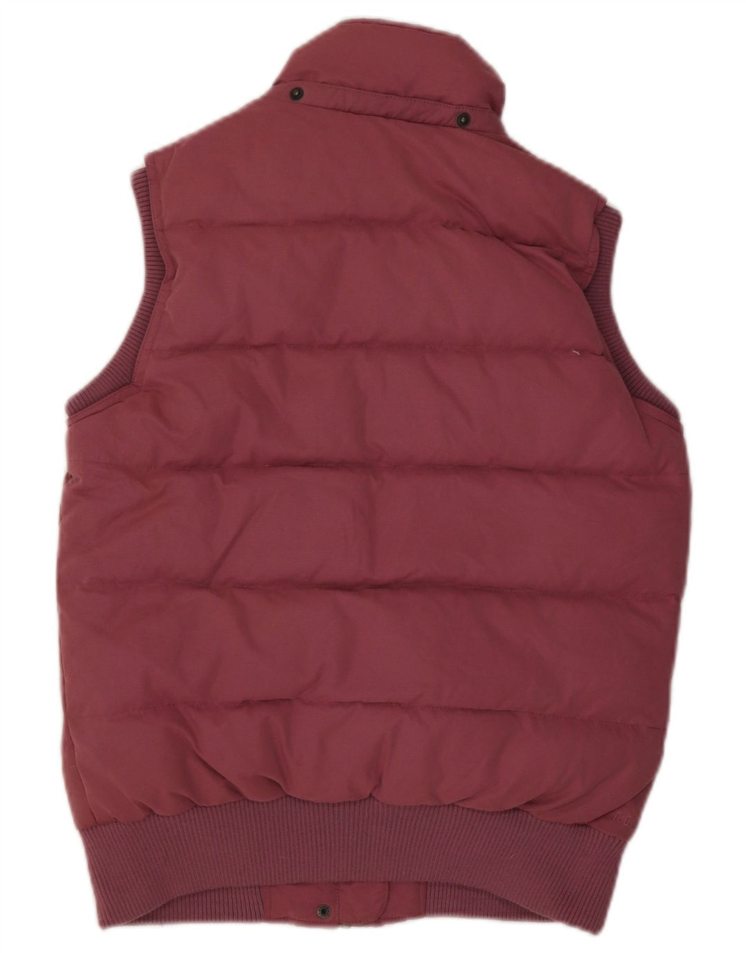 Fat Face Dame Sherpa Oversized Polstret Gilet UK 10 Small Pink Polyester