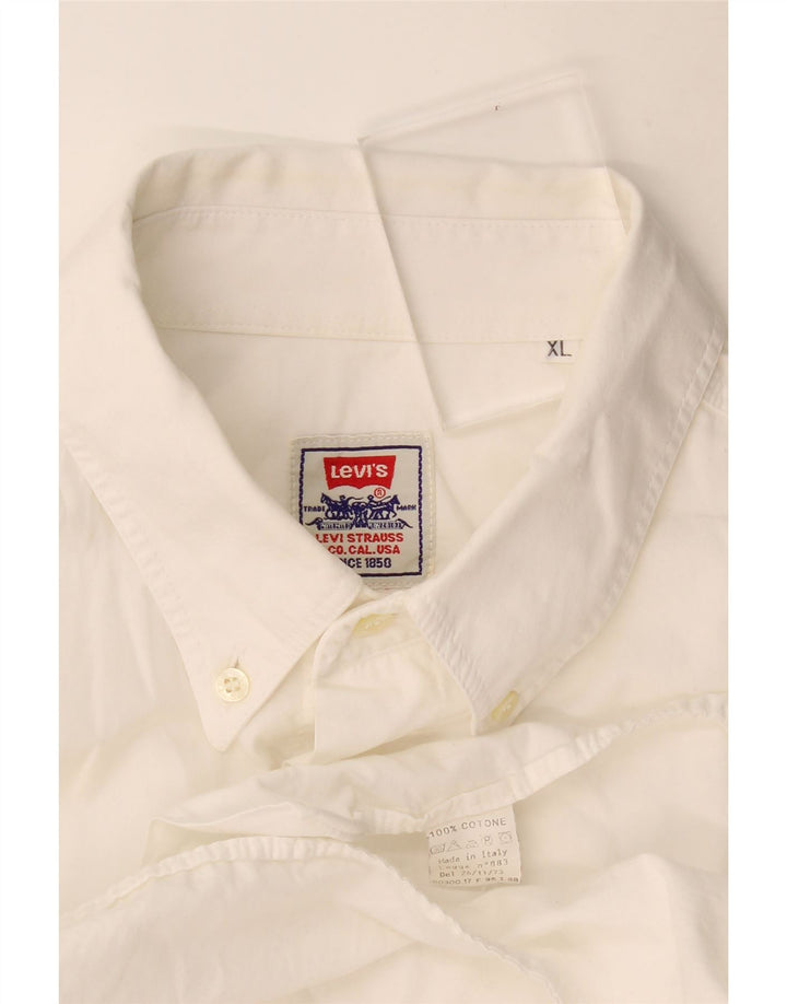 Levi's Herreskjorte XL Hvid Bomuld
