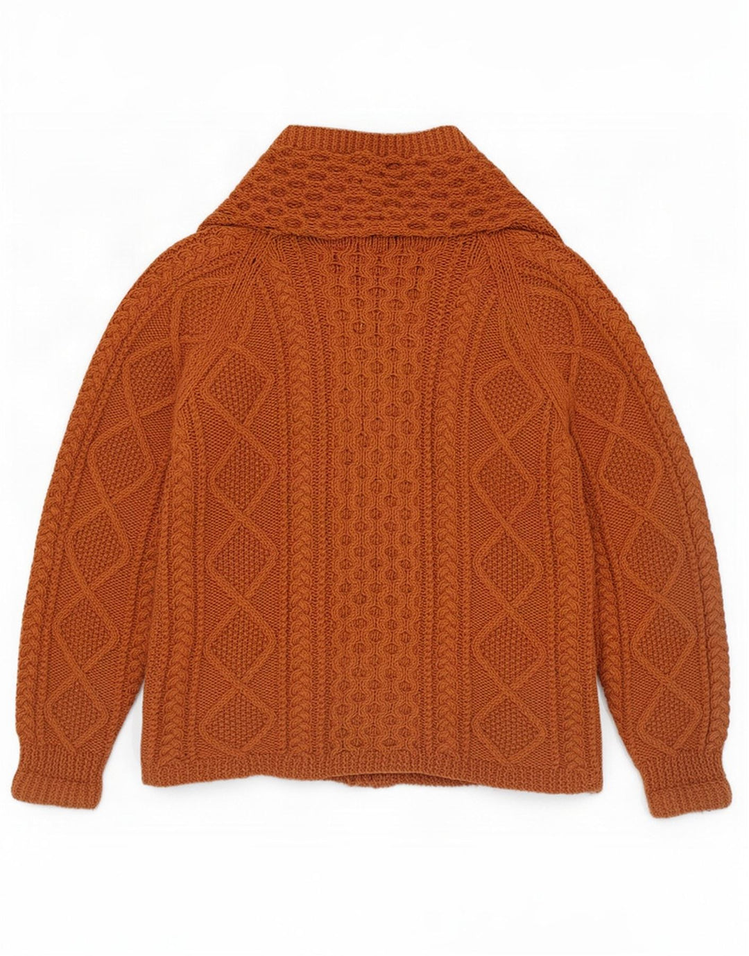 Vintage herre cardigan sweater UK 14 Medium Brown