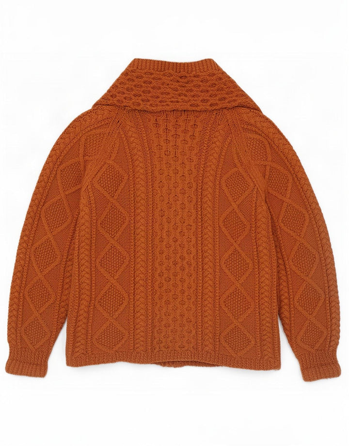 Vintage herre cardigan sweater UK 14 Medium Brown