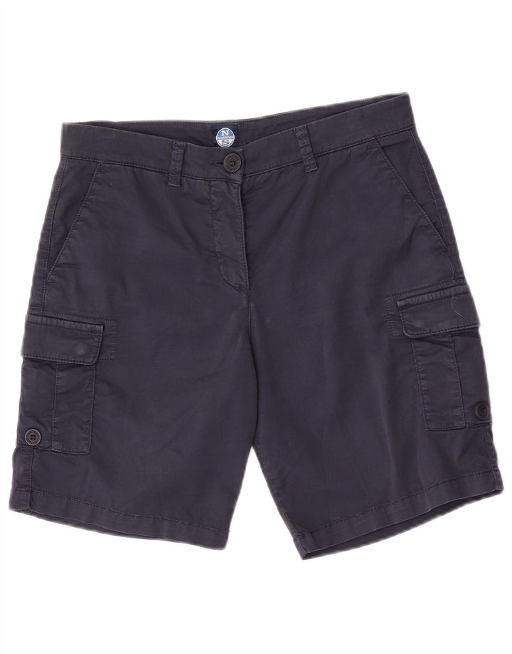 North Sails Dame Cargo Shorts EU 42 Medium W28 Navy Blue Bomuld