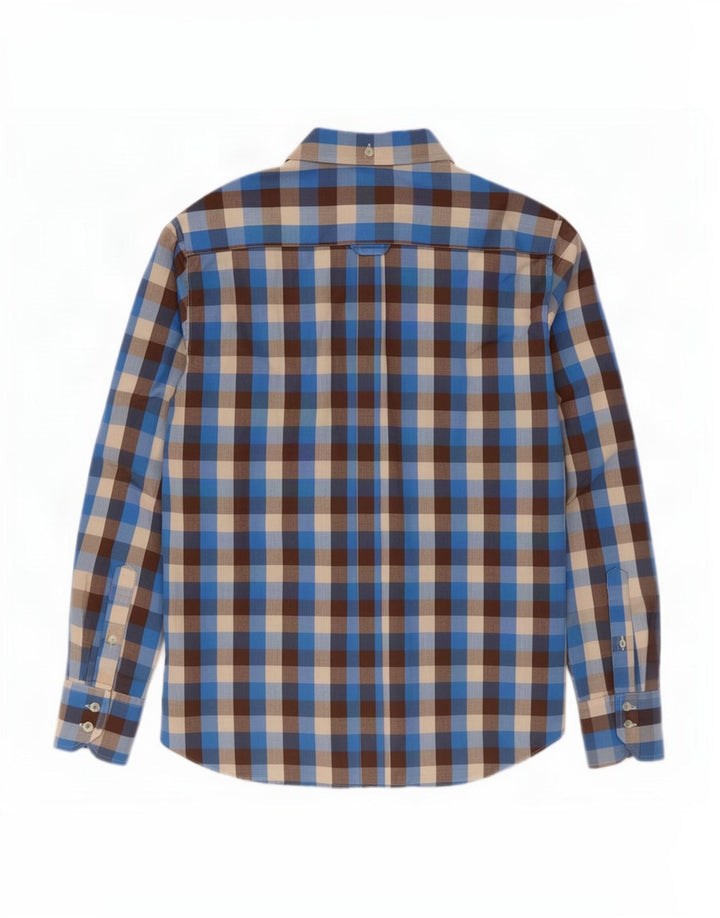 Ben Sherman Herreskjorte XL Blå Gingham Bomuld