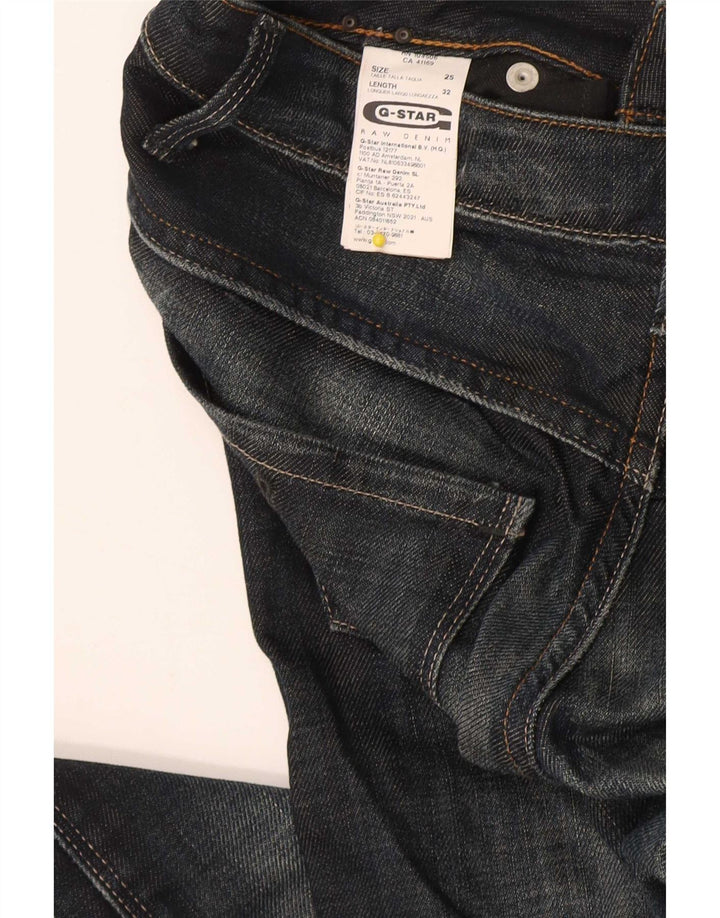G-Star Dame Bootcut Jeans W25 L29 Marineblå Colourblock Bomuld