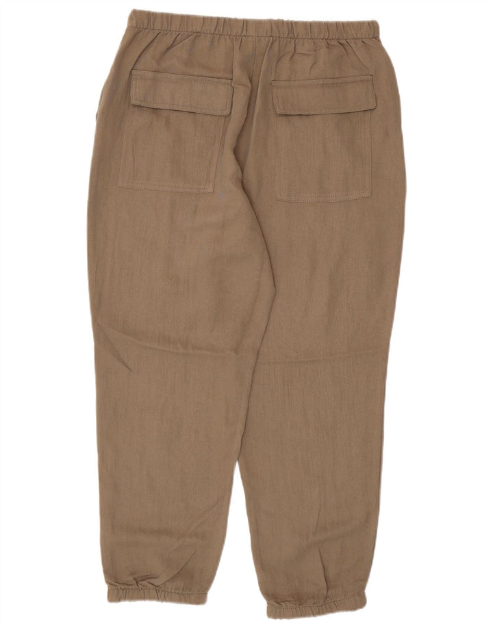 ZARA Womens Joggers Casual Trousers Medium W28 L26 Beige Polyester