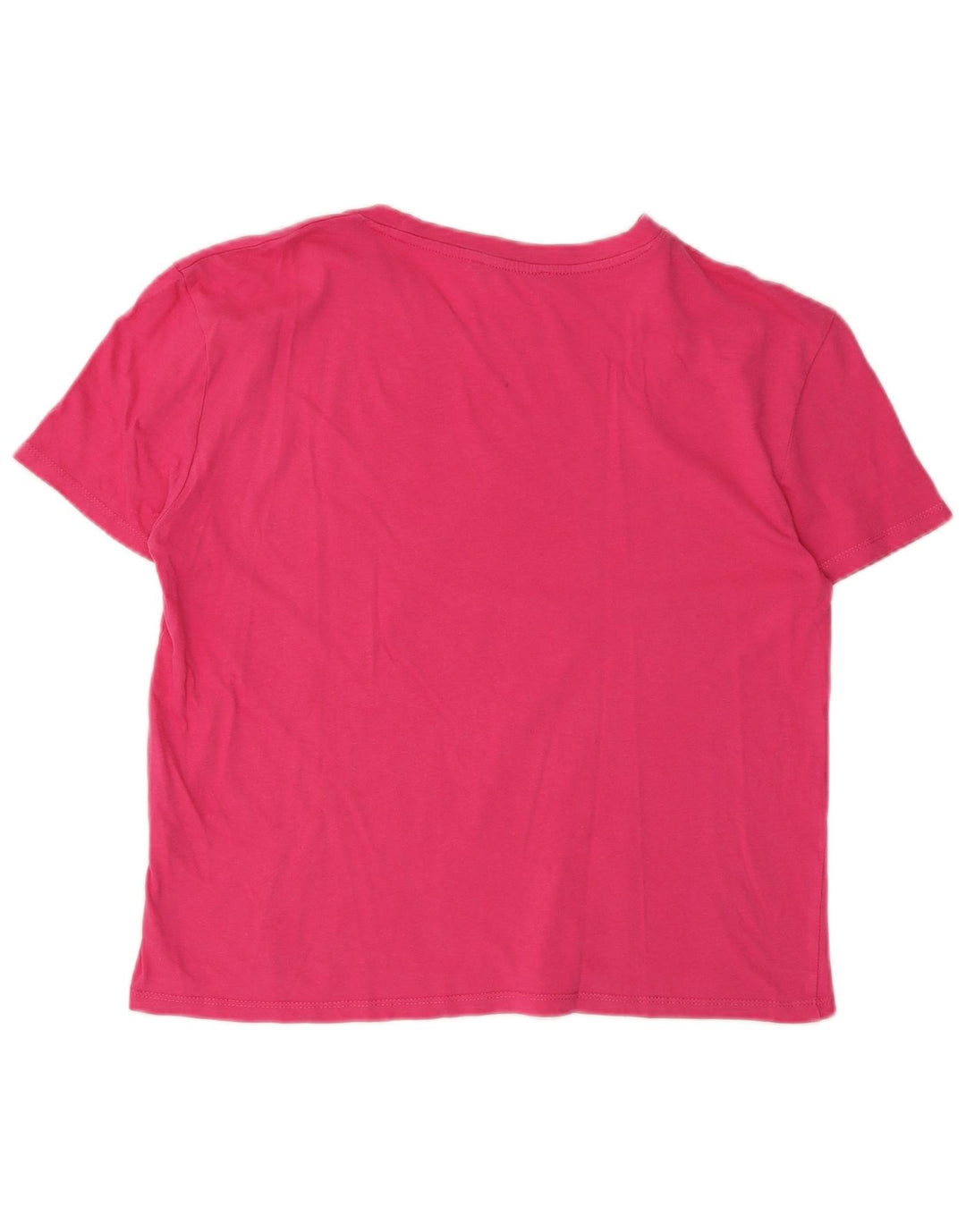 Zara T-Shirt Top UK 14 Medium Pink Bomuld