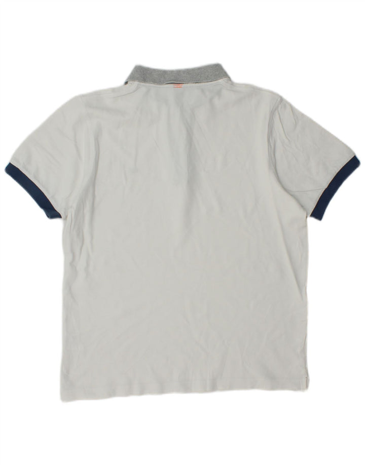 Sun68 Boys Rugby Polo Shirt 13-14 år Medium Hvid Bomuld