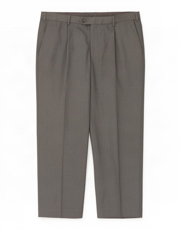 Marks & Spencer Herre Regular Fit Suit Bukser W36 L29 Grå polyester