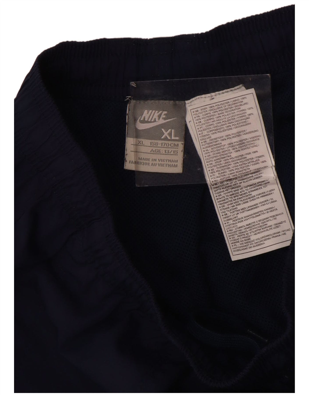 Nike Boys Bermuda Sportshorts 13-14 år XL Navyblå polyester