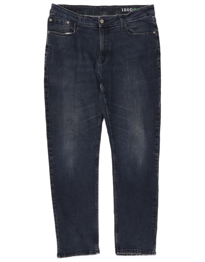 Izod Straight Jeans til mænd W38 L32 blå bomuld