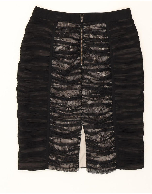 COAST Womens Blonde Pencil Skirt UK 10 Small W28 Black Polyester