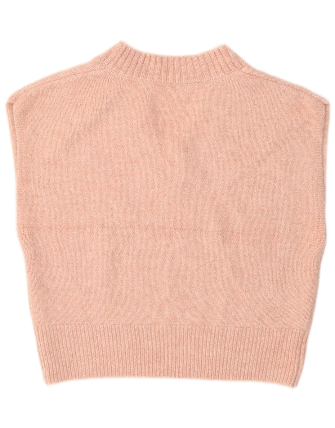 French Connection Dame Crop Vest Tank Top UK 14 Medium Pink