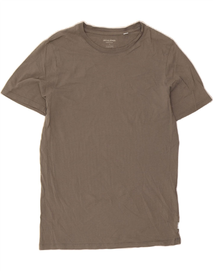 JACK & JONES Mens T-Shirt Top Medium Grey Cotton Vintage Jack & Jones and Second-Hand Jack & Jones from Messina Hembry 