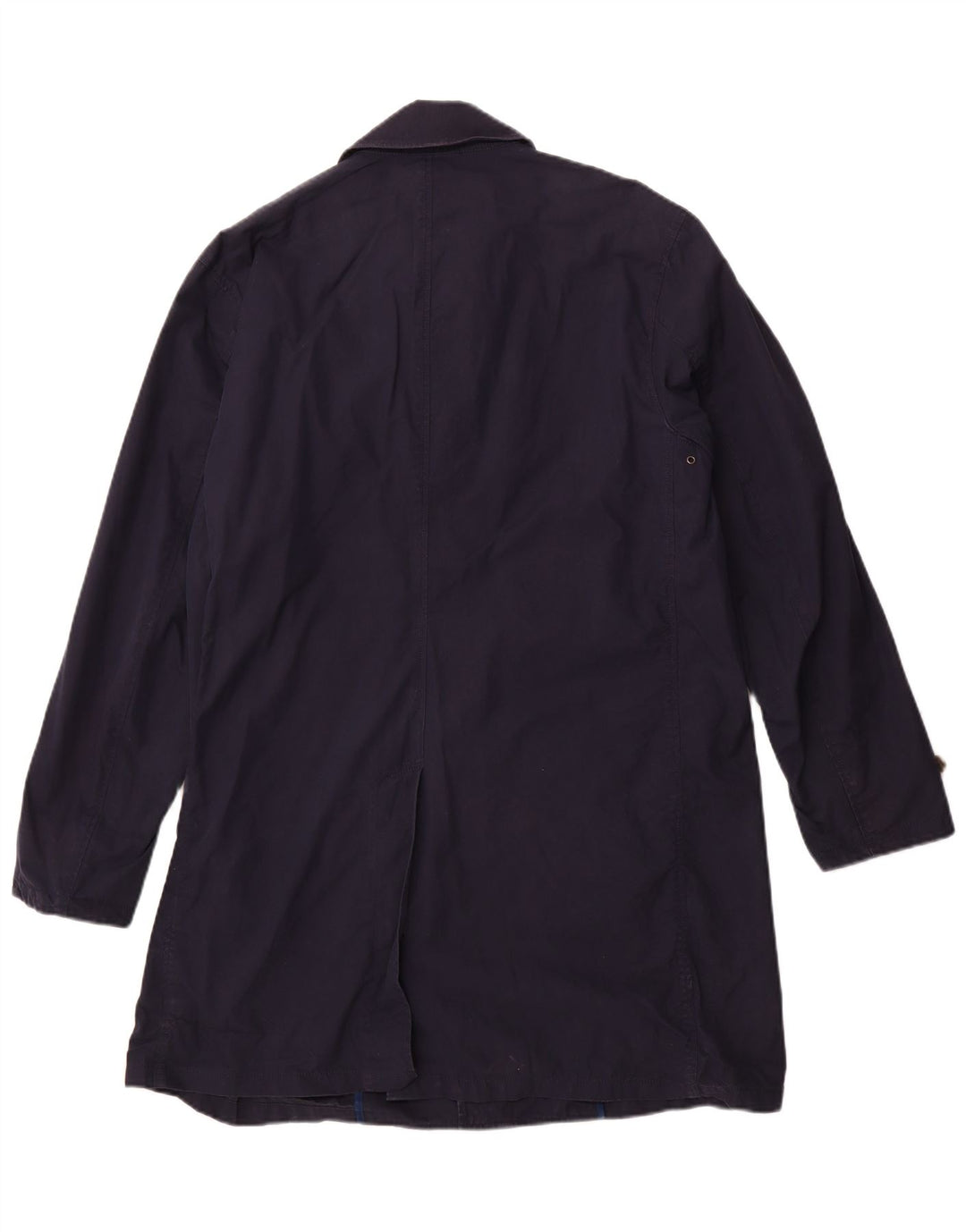 Polo Ralph Lauren Dame Overfrakke UK 16 Stor Marineblå Bomuld
