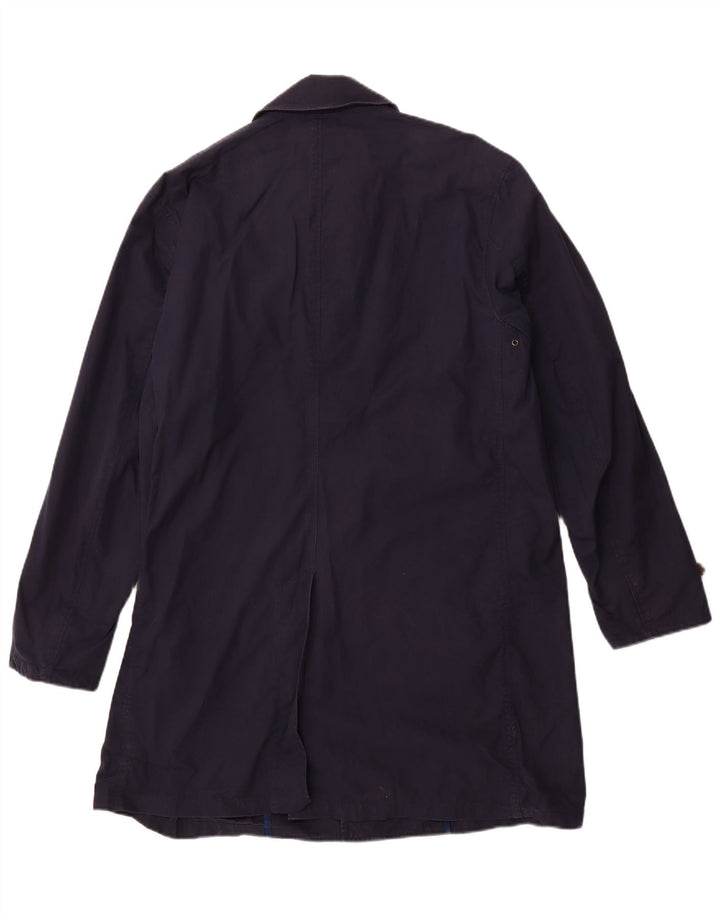 Polo Ralph Lauren Dame Overfrakke UK 16 Stor Marineblå Bomuld