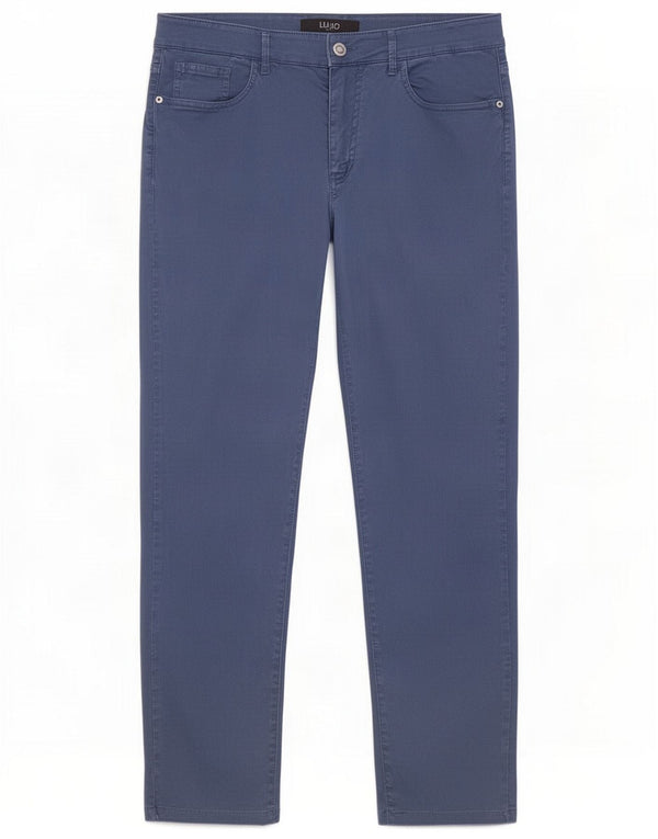 Liu Jo Slim Casual Bukser til mænd IT 50 Large W34 L29 Blue Cotton