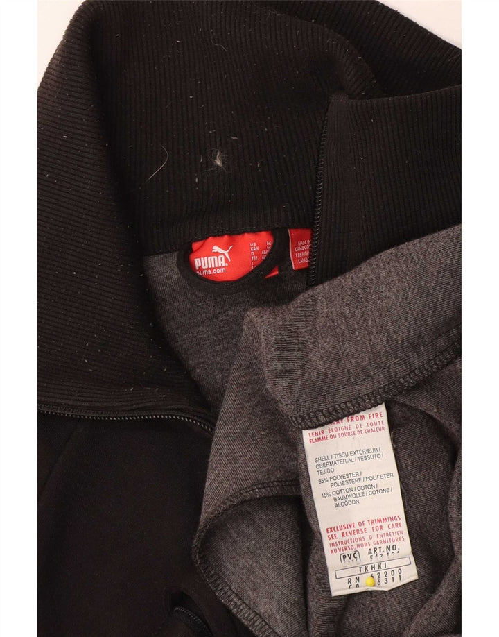 Puma Herre grafisk træningsdragt Topjakke Medium Sort Colourblock Polyester