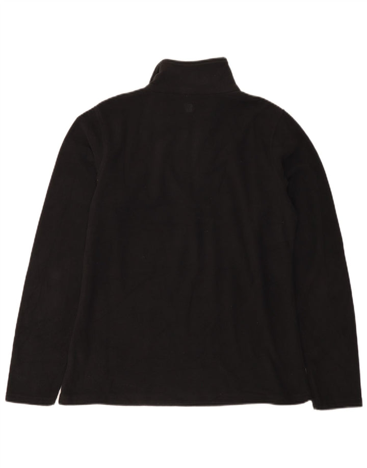 Mountain Warehouse Dame Fleece Jumper med lynlås DK 14 Medium Sort