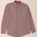 IZOD Mens Shirt Large Red Check Cotton Vintage Izod and Second-Hand Izod from Messina Hembry 