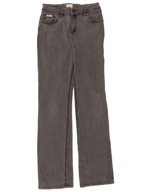 CALVIN KLEIN Dame Bootcut Jeans W28 L32 Grå